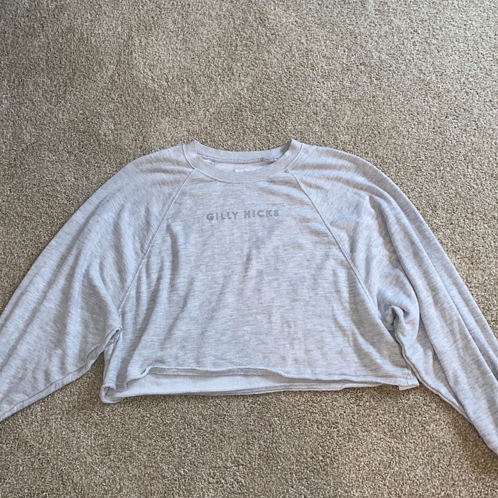 Hollister Gilly Hicks cropped crewneck